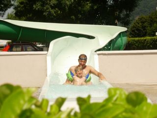 Toboggan de la piscine